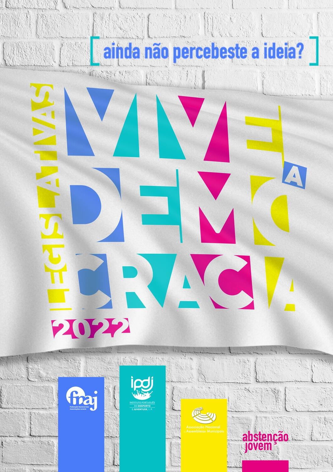 poster campanha vive a democracia