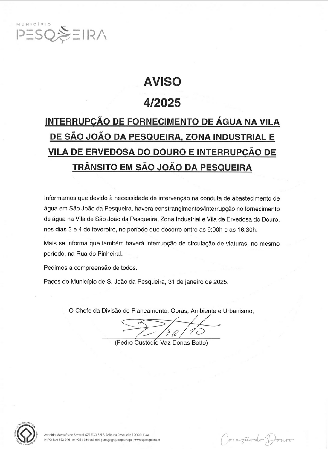 interrup&ccedil;&atilde;o de &aacute;gua